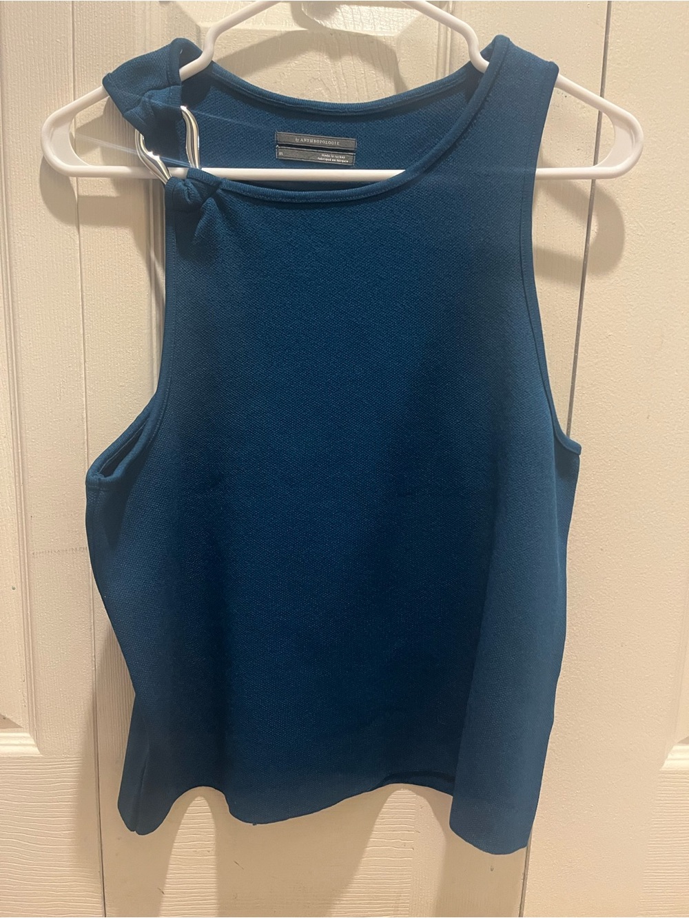 By Anthropologie Teal Sleeveless Tank